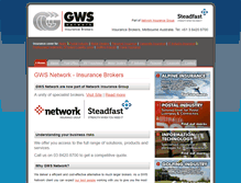 Tablet Screenshot of gwsins.com